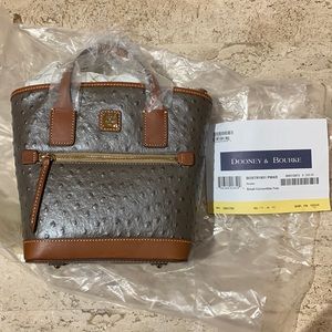 Dooney & Bourke Gray and Brown Tote